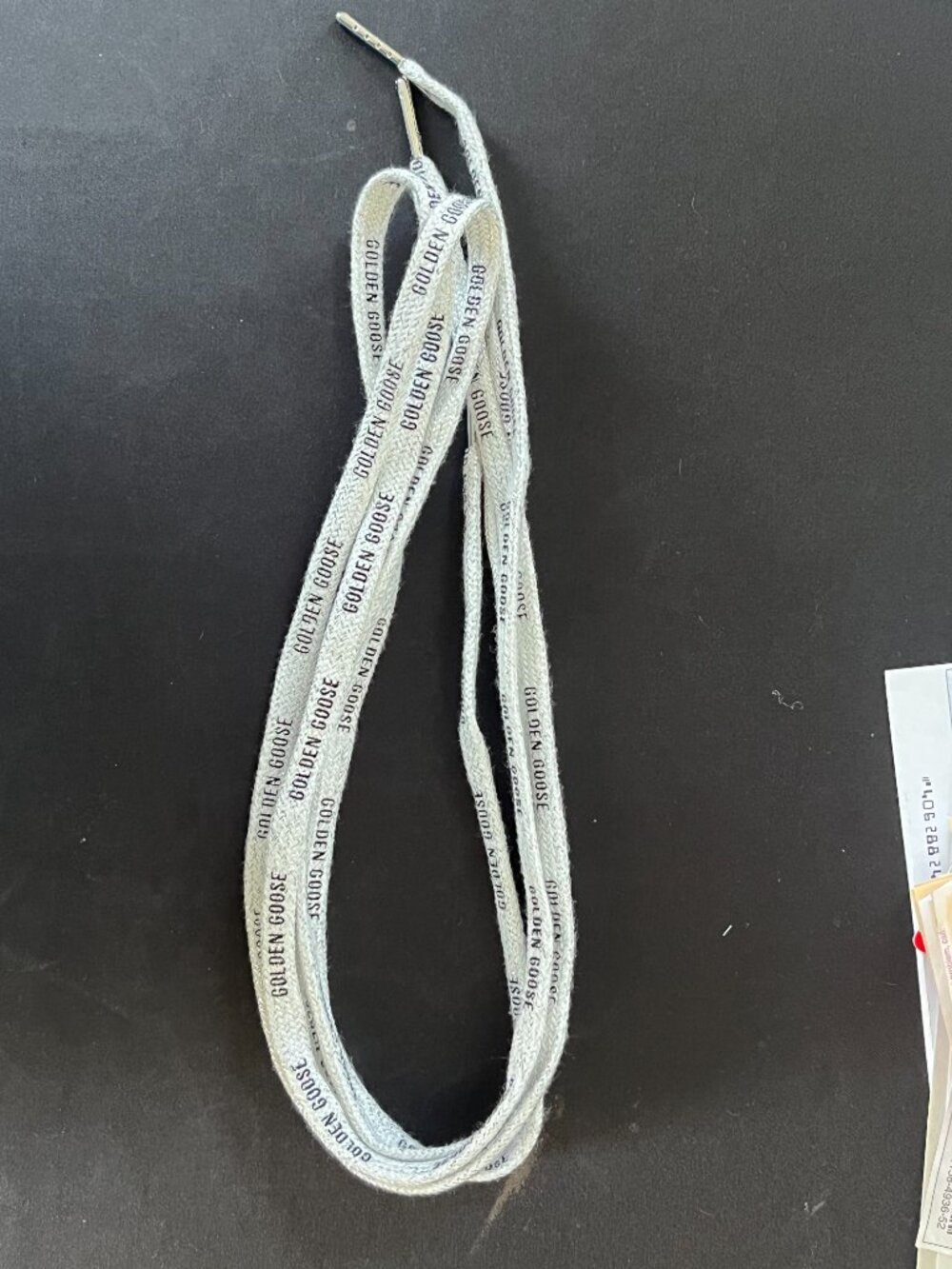 Golden Goose Lurex Logo Ice/ Silver/ White & Sparkle Shoelaces - Authentic - Picture 6 of 6